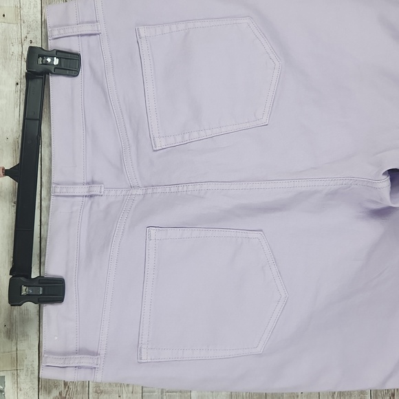 Loft, Women's Lavender Or Lilac Color, Bell Width, Raw Hem Jeans, Sz 32/14 - Picture 8 of 9